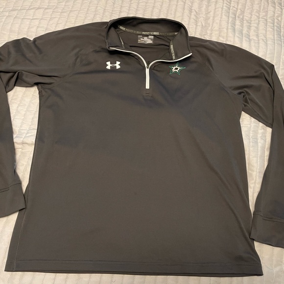 Under Armour Jackets & Coats Under Armor Mens Allseasongear Black Pullover Large Loose Zip
